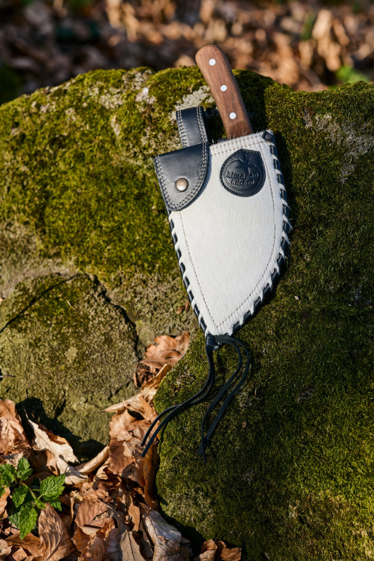 Get Superior Protection: Deluxe White and Black Hide Sheath