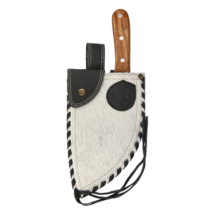 Get Superior Protection: Deluxe White and Black Hide Sheath