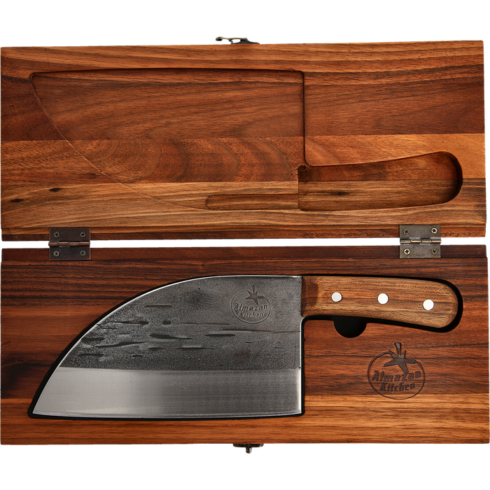 Almazan Kitchen ナイフ　カーボンスチール Amazon.com: Almazan Official Original Serbian Kitchen Hand Forged