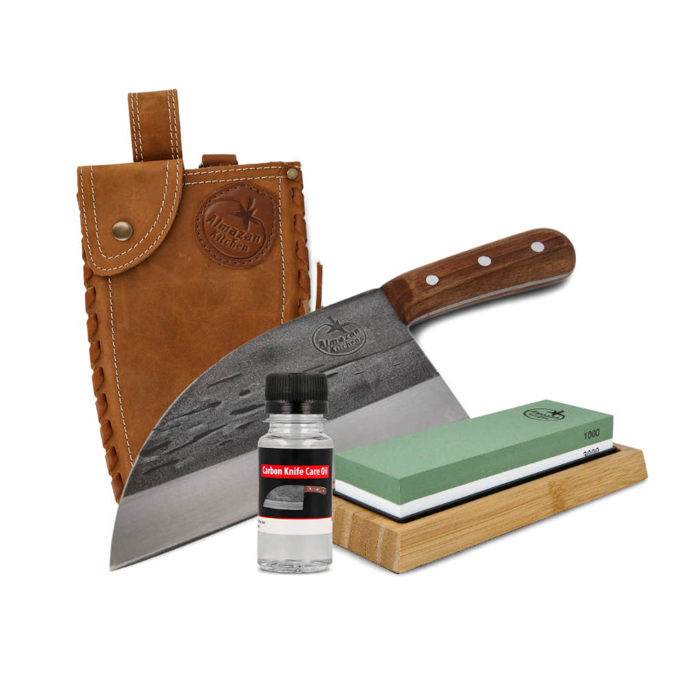 Premium Leather Chef Knife Sheath Bundle