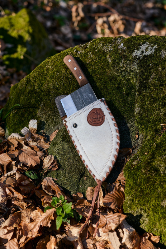 Get Superior Protection: Deluxe White Hide Sheath – Almazan Kitchen®