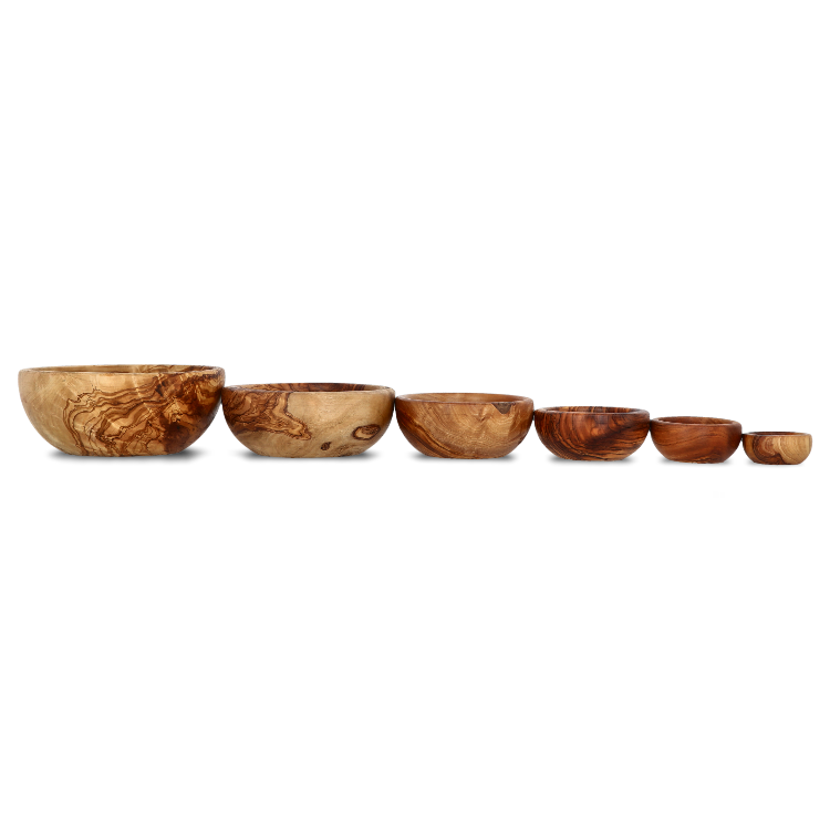 Almazan Kitchen Olive Wood Bowls - Thumbnail 4