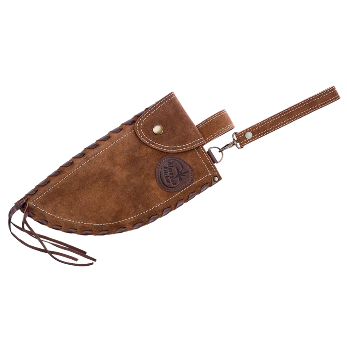 『TEN SHT AS L/S BROWN M』 Get Superior Protection: Brown Leather Knife Sheath – Almazan Kitchen®