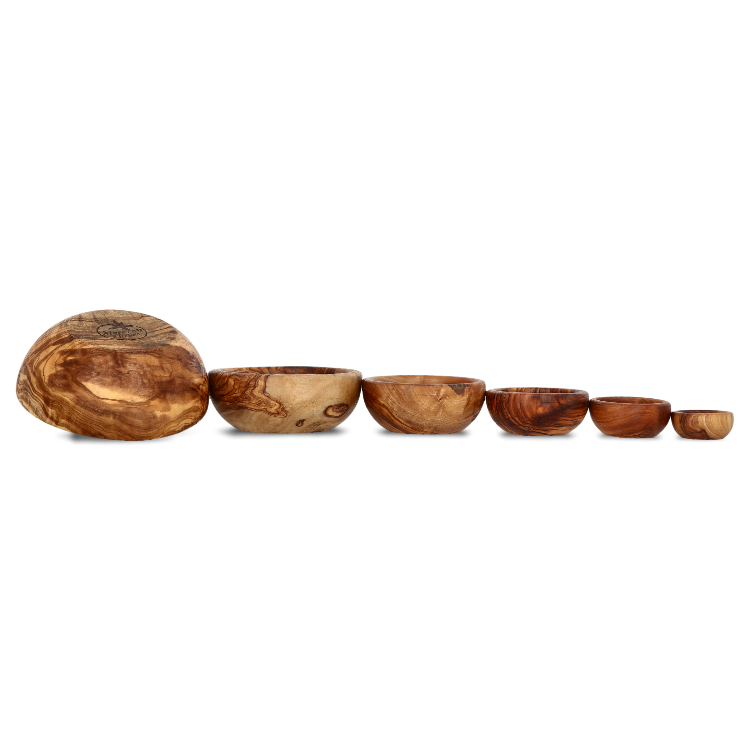 Almazan Kitchen Olive Wood Bowls - Thumbnail 5