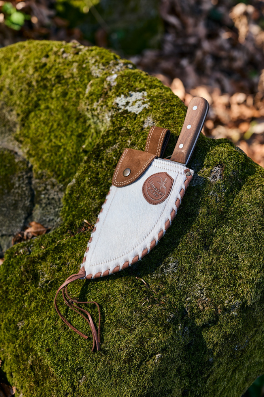 Get Superior Protection: Deluxe White Hide Sheath – Almazan Kitchen®