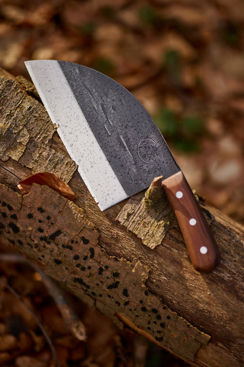 Almazan Kitchen Knife in Hand Forged Damascus Steel shops