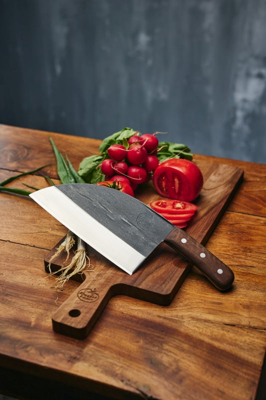Almazan Kitchenセルビアンシェフナイフ Original Serbian Chef Knife | Ruthlesly Sharp – Almazan Kitchen®